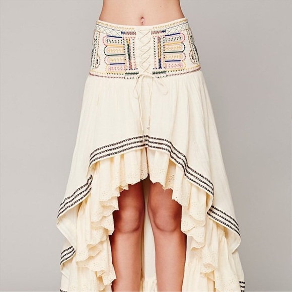Free People Rises in the East high-low skirt